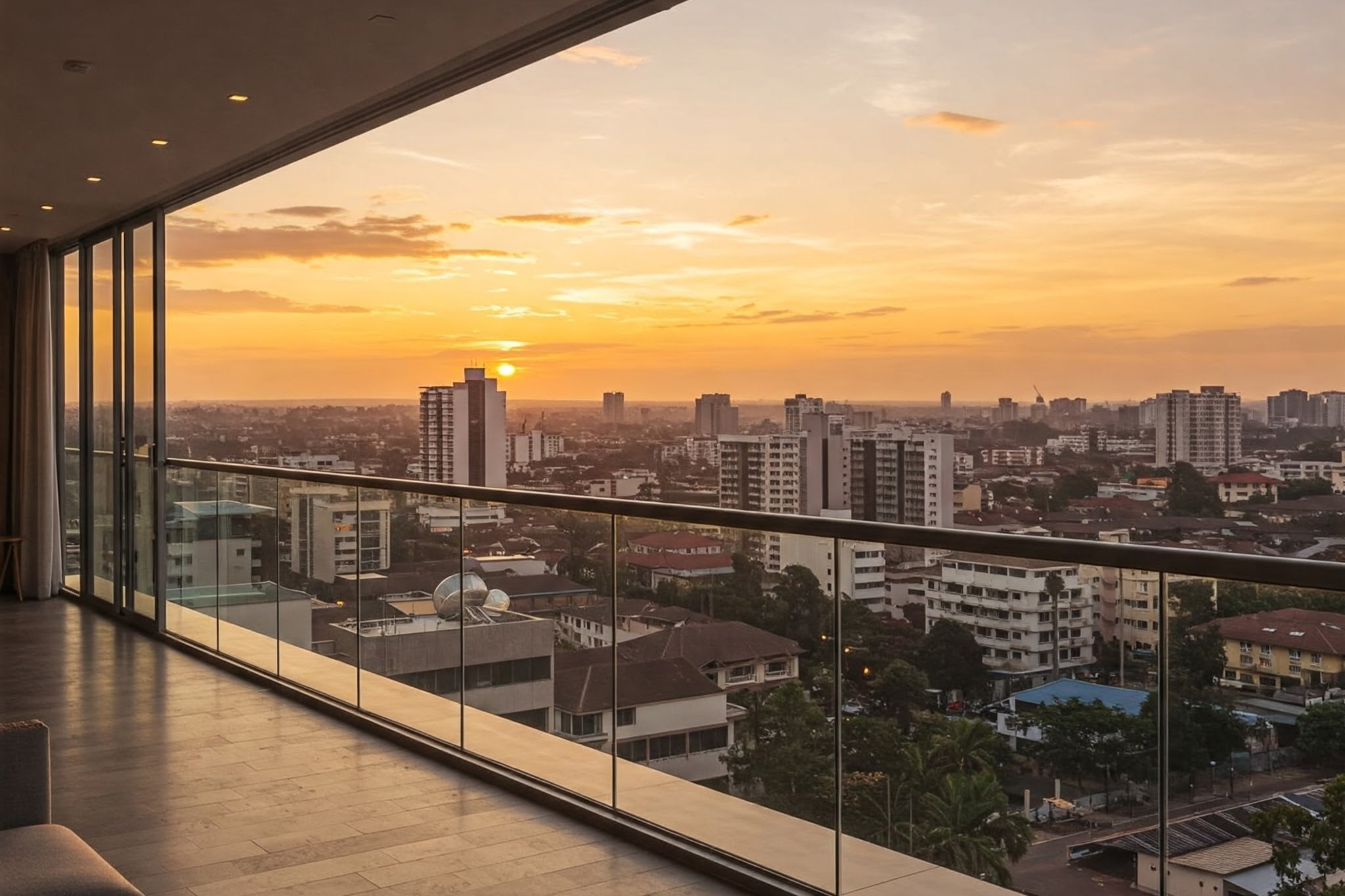 Exterior of a modern luxury home in Nairobi
